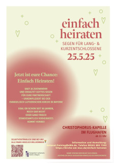 Aktion Einfach heiraten 25.05.2025 im Dekanat Freising